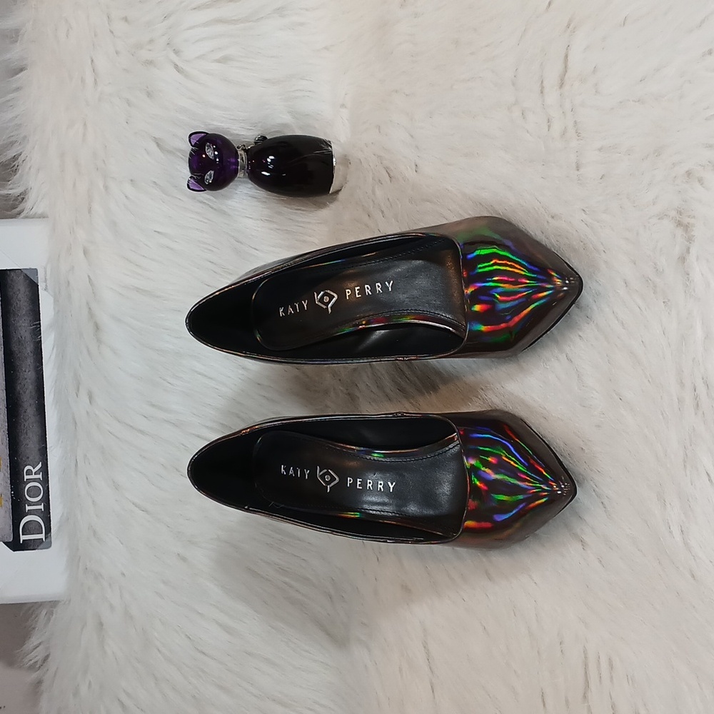 Katy Perry The Sissy Iridescent Pumps  Sz 9.5